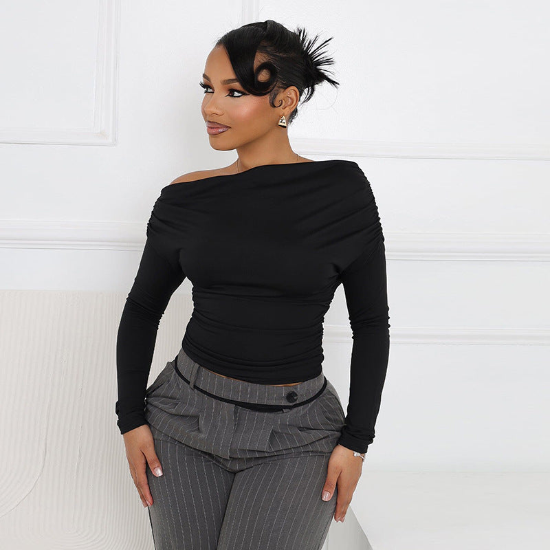 Simple Fashion Solid Color Chic Women's Top