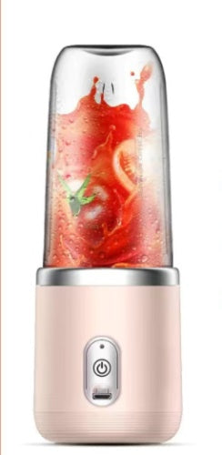 Portable USB Rechargeable Blender - 6-Blade Mini Juicer