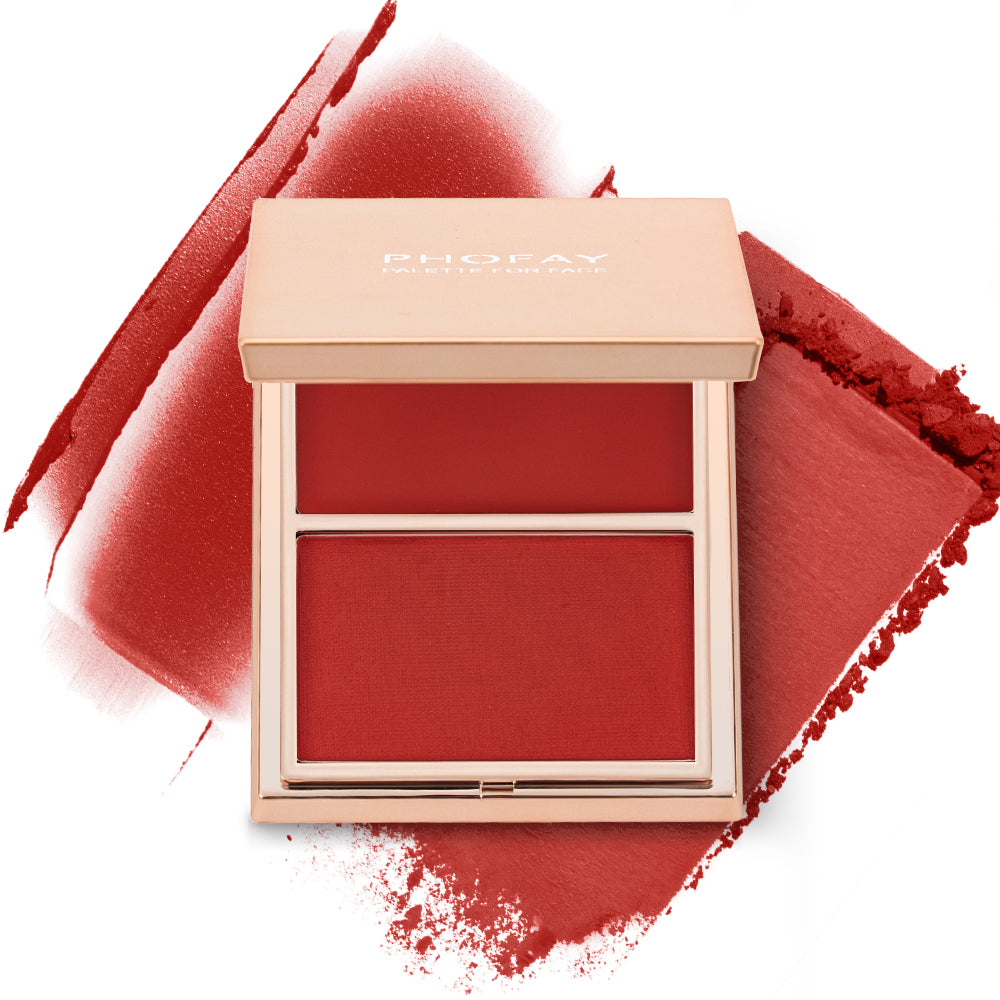 PHOFAY Duo blush crème et poudre Double-Take