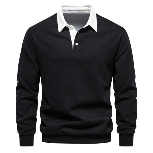 Men's Polo Collar Sweater