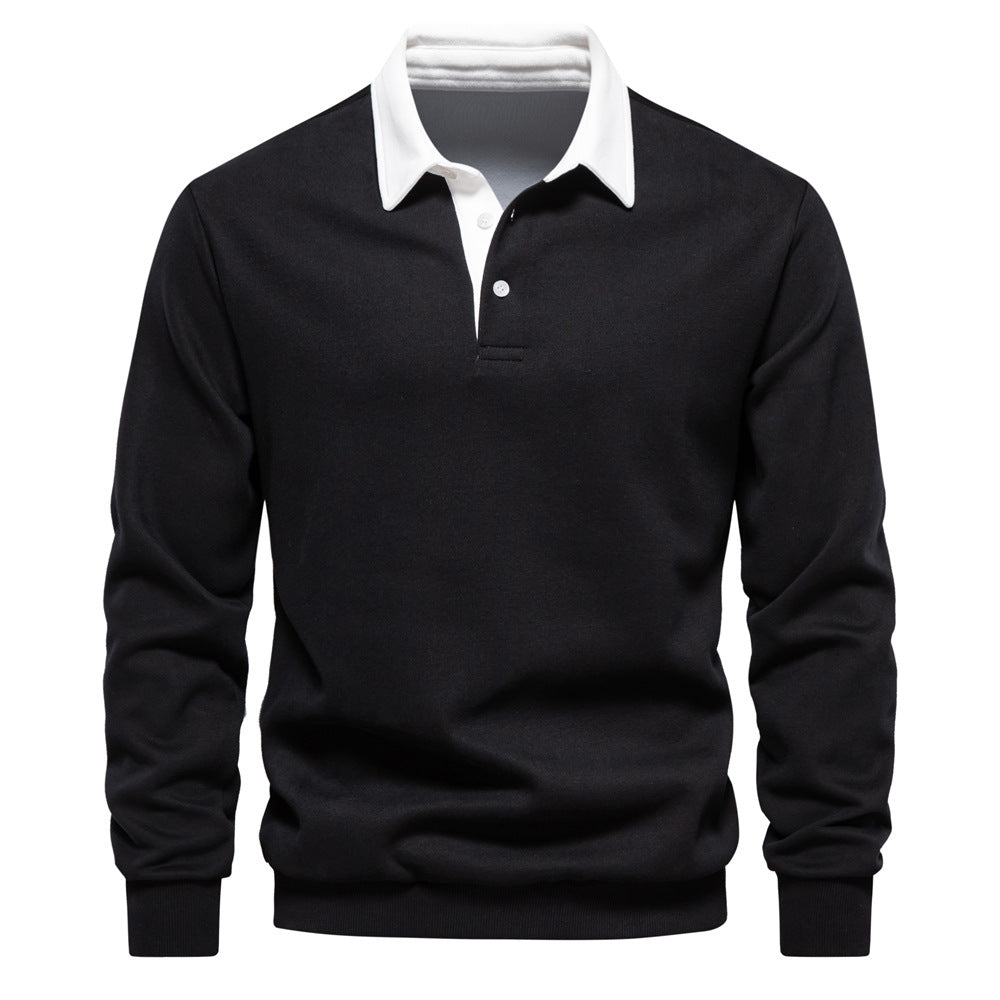 Men's Polo Collar Sweater