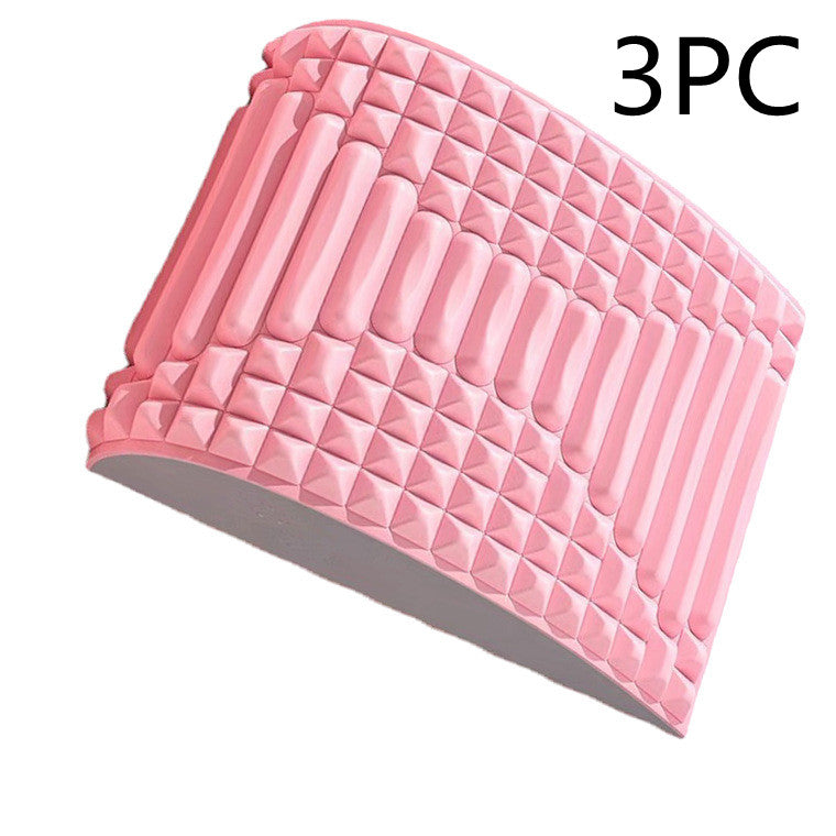 Therapeutic Back Stretcher & Lumbar Support Pillow - Multi-Level Massager for Neck, Waist & Lower Back Pain Relief - Ideal for Sciatica & Herniated Disc Recovery