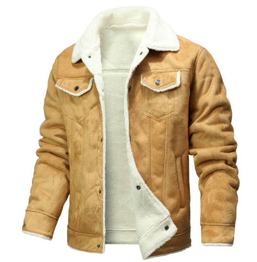 Men Military Style Multi-Pocket Padded Jacket