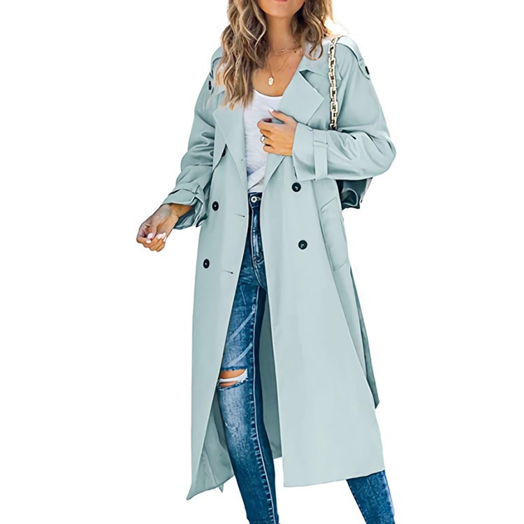 Women's Solid Color Windbreaker Jacket - Casual Fashion