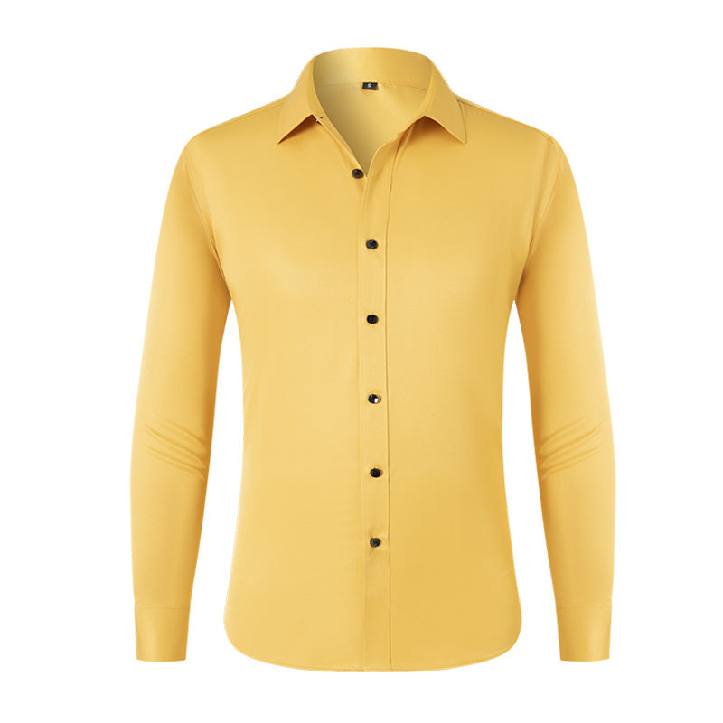 Men's Wrinkle-Free Stretch Business Shirt