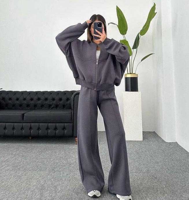 Ensemble Lounge Cardigan et Pantalon Femme - Deux Pièces