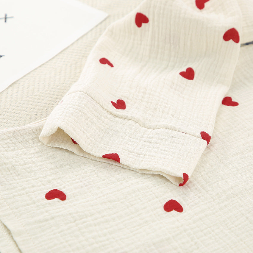 Ensemble de pyjama cœur – Deux pièces