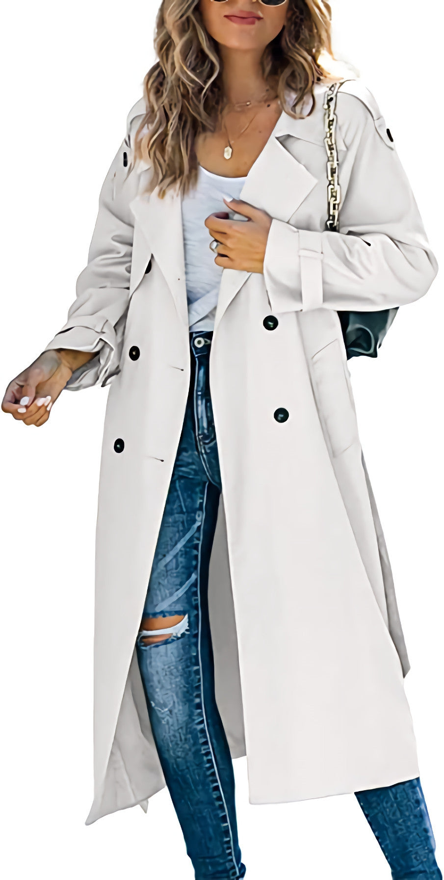 Women's Solid Color Windbreaker Jacket - Casual Fashion