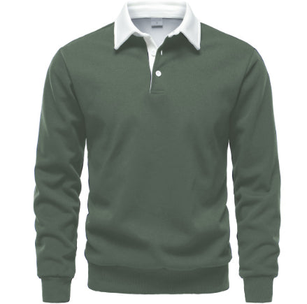 Men's Polo Collar Sweater