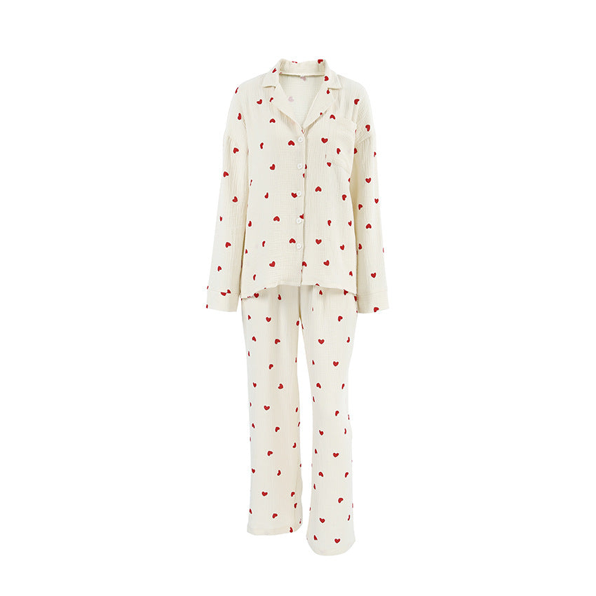 Ensemble de pyjama cœur – Deux pièces