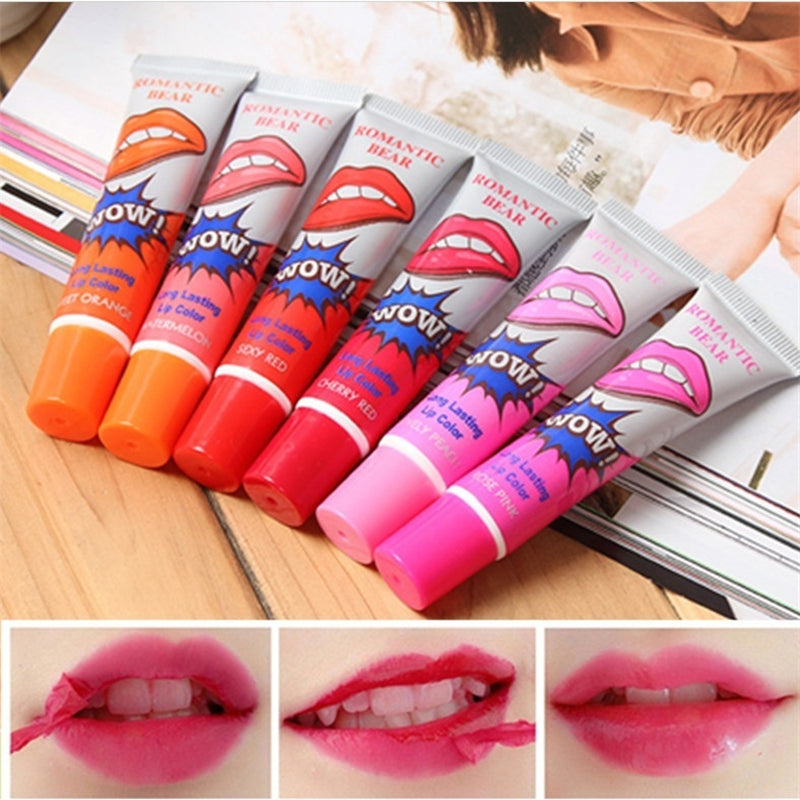 Peel-Off Liquid Lipstick – 6 Shades Waterproof