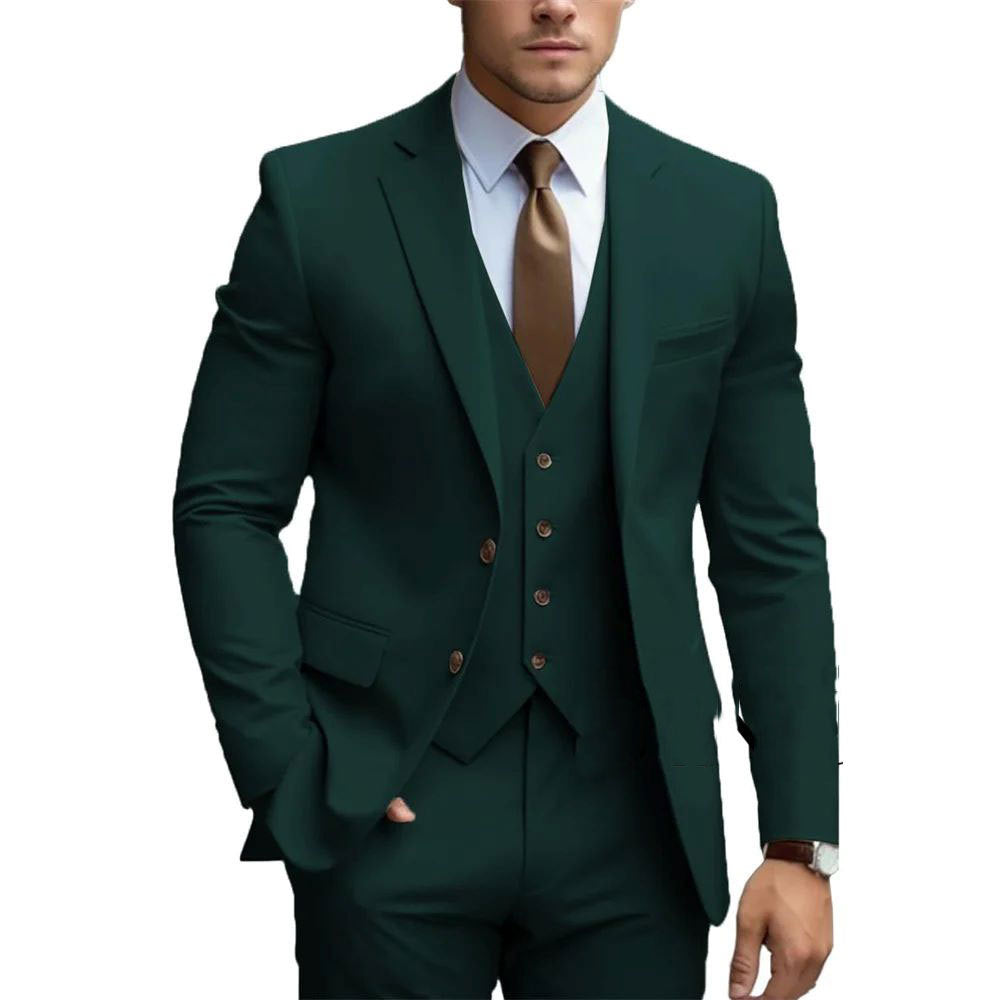 Men's Three-Piece Wedding Tuxedo Suit