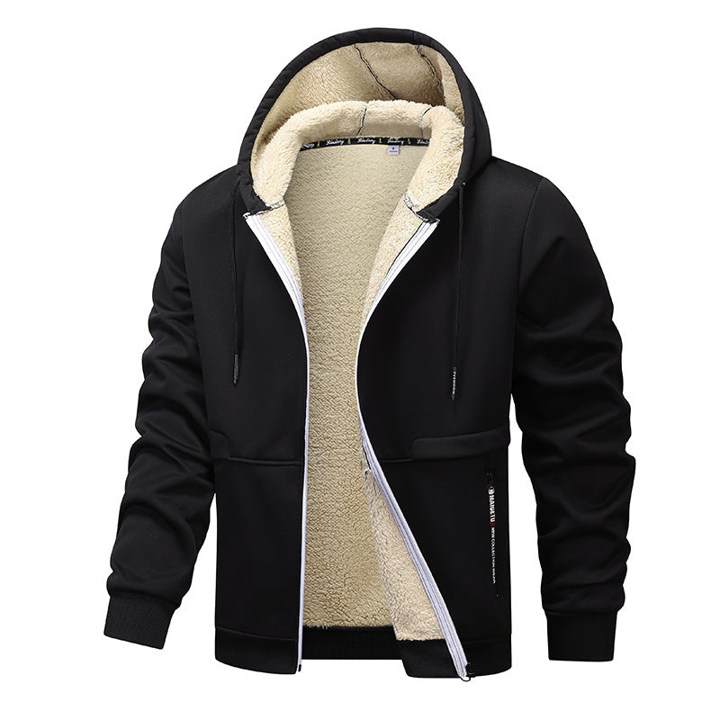 Men's Sherpa-Lined Heavyweight Zip Hoodie