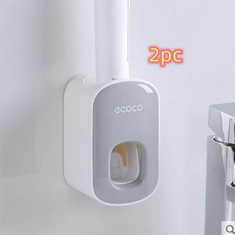 Automatic Wall Mount Toothpaste Dispenser Set