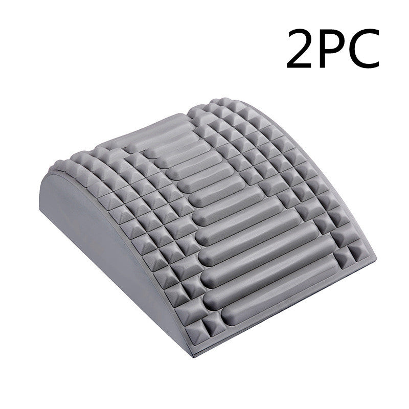 Therapeutic Back Stretcher & Lumbar Support Pillow - Multi-Level Massager for Neck, Waist & Lower Back Pain Relief - Ideal for Sciatica & Herniated Disc Recovery