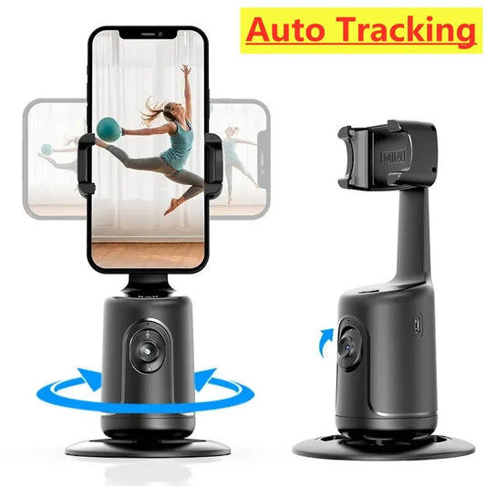 360° AI Face Tracking Gimbal - Smart Auto Phone Holder & Stabilizer