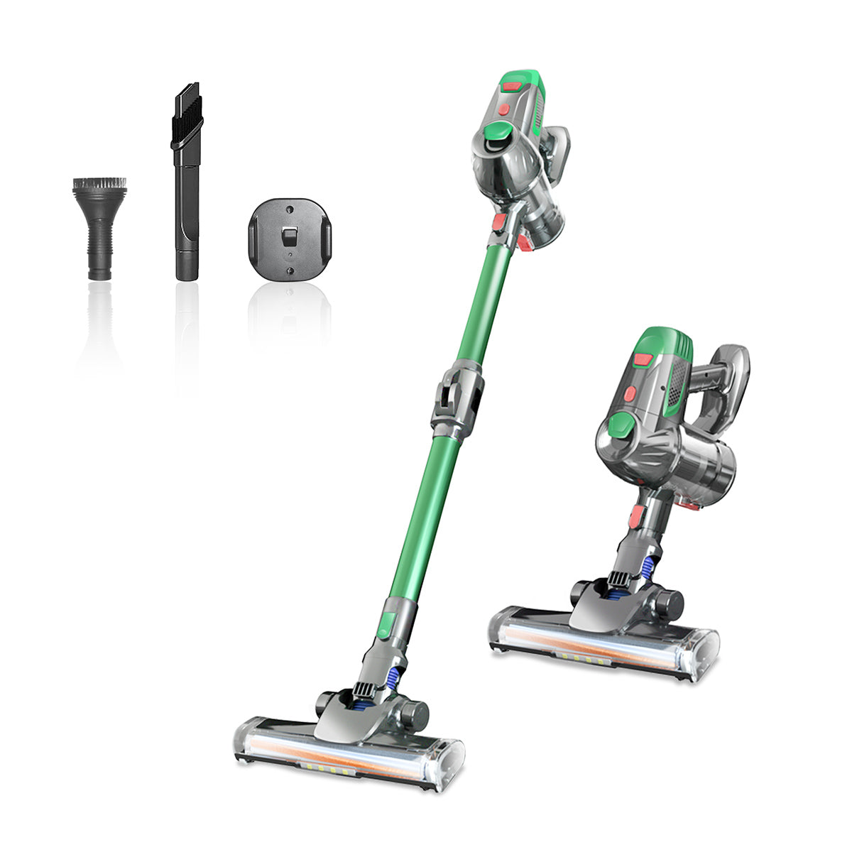 Aspirateur à main sans fil avec tube pliable