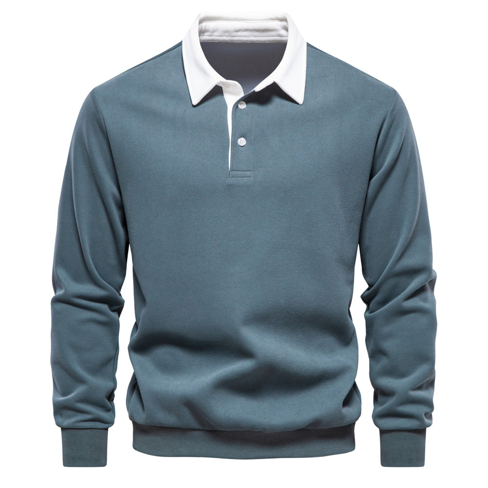 Men's Polo Collar Sweater