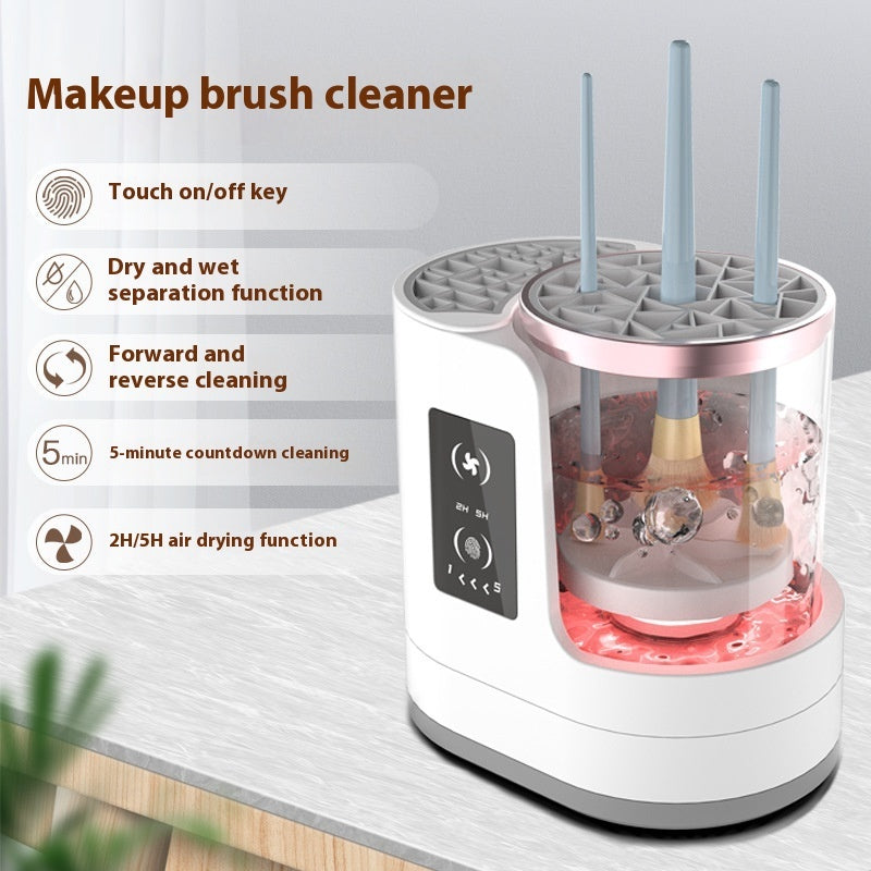Rechargeable Electric Makeup Brush Cleaner – Automatic Cleaning Stand